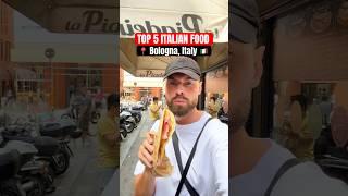 Top 5 Must-Try Italian Food in Bologna, Italy | Jubilee 2025  #shorts