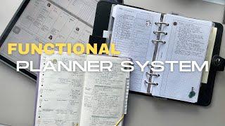 My Functional Planner System | how I preplan to weekly and daily planning + referencing!