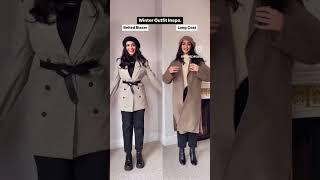 Long Coat vs Belted Blazer | Winter Looks