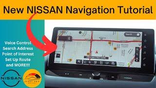 New Nissan Navigation Tutorial -- How to Use Every Function incl. Voice Command!