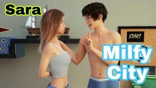 Milfy City Sara Weekend Event | Milfy City Walkthrough| Adult game Gameplay