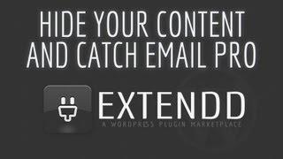WordPress Hide Content & Catch Email Pro