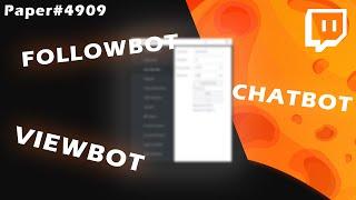 Newest Working Twitch Viewbot, Followbot, and Chatbot (Mars AIO Tool)