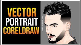 #CORELDRAW Vector Portrait by Hudson Tutoriais