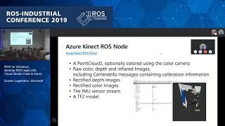 13 - ROS for Windows develop ROS apps with Visual Studio Code & Azure, Gunter Logemann, Microsoft