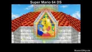 Super Mario 64 VS Super Mario 64 DS Ending Comparison Plus Bonus!