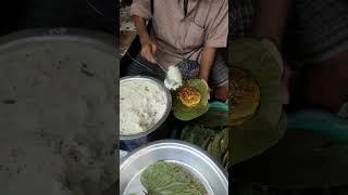 Kakinada Chitti Pesarattu Eating Challenge | Temple Street Upma | Old Man Helping Nature #shorts