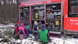 Üben für den Ernstfall: Die Freiwillige Feuerwehr Weiden stellt sich vor