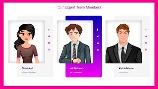 Make Team Section Design Using Bootstrap And CSS | Website Design Tutorial