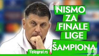 "Nismo ovde da igramo polufinale i finale Lige šampiona": Milojević iskren posle Benfike