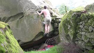 Langdale Boulders - Problem 13 (6C)