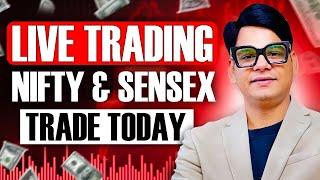 08 Jan Nifty & Sensex Live Trading Today #trading #nifty #livetrading #vinbull #trading #vinbulllive