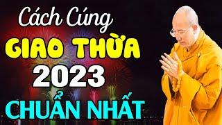 Nên cúng giao thừa ở trong nhà hay ở ngoài trời trước để không phạm đại kỵ phát lộc năm 2023? Hay