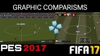 PES 2017 VS FIFA 17 GAMEPLAY COMPARISMS PPSSPP