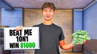 Beat Me In a 1v1, Get $1000