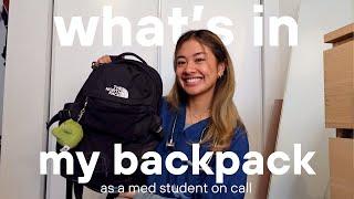 WHAT'S IN MY BAG 2025 | medical student on overnight call!