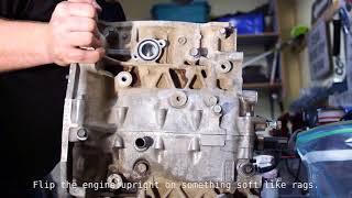 How to remove Subaru pistons and seperate the block. [EJ257] [Frugal Garage EP11]