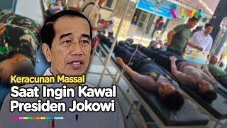 Puluhan TNI Polri Terkapar Saat Kawal Jokowi di Tasikmalaya