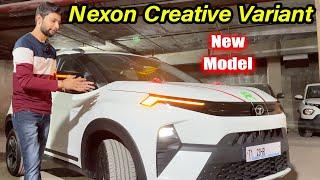 2023 NEW Tata Nexon Creative Variant Walkaround Review l Aayush ssm