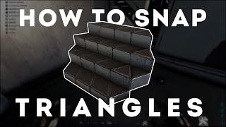 How to highter / lower and snap triangle foundations | Building tips  | ARK Survival Evolved