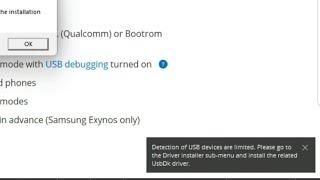 Detection of USB devices are limited. chimera mtk driver problem usbDk fix