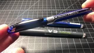 Pilot Hi-Tecpoint V10 Grip - V5 vs V7 vs V10 Pens Compared