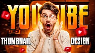 How to make a thumbnail for youtube videos | Photoshop Tutorial | Youtube Thumbnail Design tutorial
