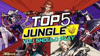 TOP 5 JUNGLE - Onmyoji Arena | JustRei