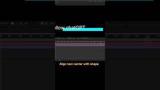 Using ChatGPT to make shape self resizing to text After Effects tutorials #shorts