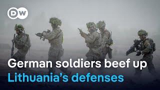 Lithuania, Germany sign deal on stationing of German troops | DW News