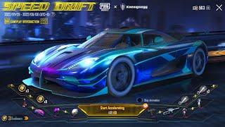 Koenigsegg Speed Drift Spin & Rewards In PUBG Mobile