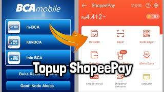 Cara Topup Shopeepay Via M-Banking BCA 2022