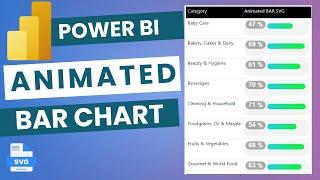 How to Create Animated Bar Chart in Power BI using SVG DAX