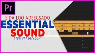 Sida Loo Adegsado Essential Sound Panel | Premiere Pro 2020