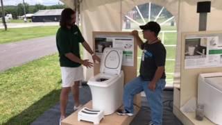 Tiny house incinerator toilet