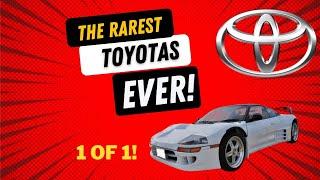 The Rarest Toyotas Ever!
