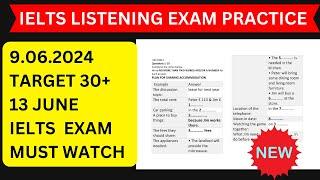 IELTS LISTENING PRACTICE TEST 2024 WITH ANSWERS | 09.06.2024