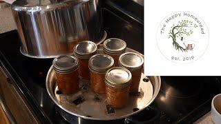 Steam Canning Peach Jam & a yummy way to use the peach pits