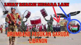 VIRAL TRENDING LUAR NEGERI REAKSI TERPESONA MARCING BAND TNI LUAR NEGERI DRUMBAND TERBAIK INDONESIA