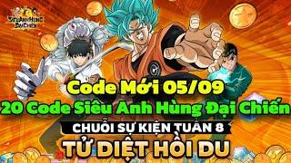 Siêu Anh Hùng Đại Chiến - 20 Giftcode Siêu Anh Hùng Đại Chiến & Code Mới 05/09 SAH ĐC