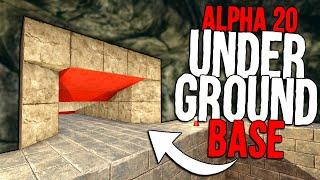 7 Days to Die: This UNDERGROUND HORDE BASE is INSANELY OP in Alpha 20 |Ultimate Underground AFK Base