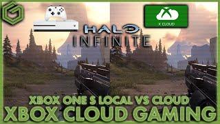 Xbox One S - Halo Infinite - Local vs Cloud - Load Times - Framerate - Gameplay Comparison