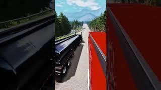Scary crash at high speed in first person | BeamNG Drive