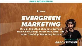 Get Leads with Evergreen Marketing: More Growth. Less Burnout. No Cold Calling or Draining Tactics.