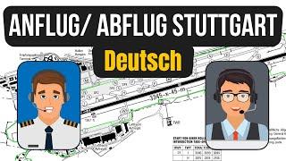 VFR Sprechfunk: Stuttgart EDDS auf Deutsch (BZF 2)