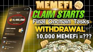 Memefi Airdrop Claim Start || MEMEFI token Listing - Memefi free crypto airdrop withdraw and sell