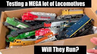 Testing a MEGA Lot of Vintage Locomotives - Will They Run?