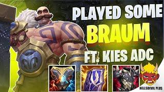 Playing Braum Tank With Kies ADC - Wild Rift HellsDevil Plus Gameplay