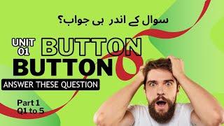 1st Year English Chapter 1 Button Button Question Answers 1 to 5 | 11th English Notes