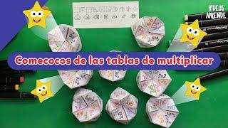 Comecocos de las tablas de multiplicar - Videos Aprende